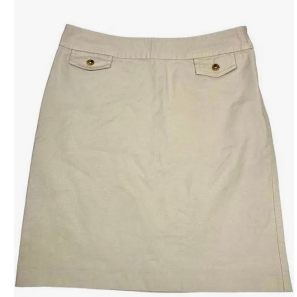 Banana republic women’s midi,‎ A line skirt, size 8 with side zip